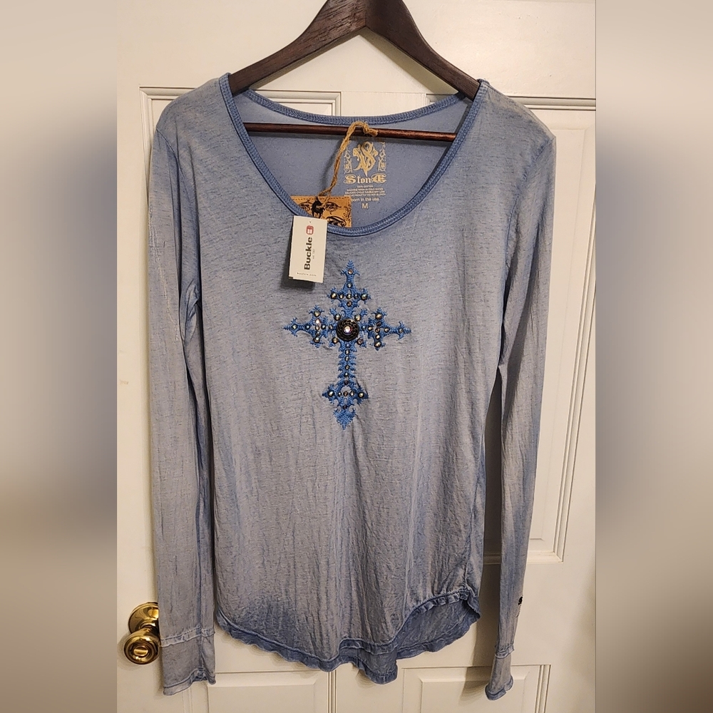 Velvet Stone Top from Buckle Size M